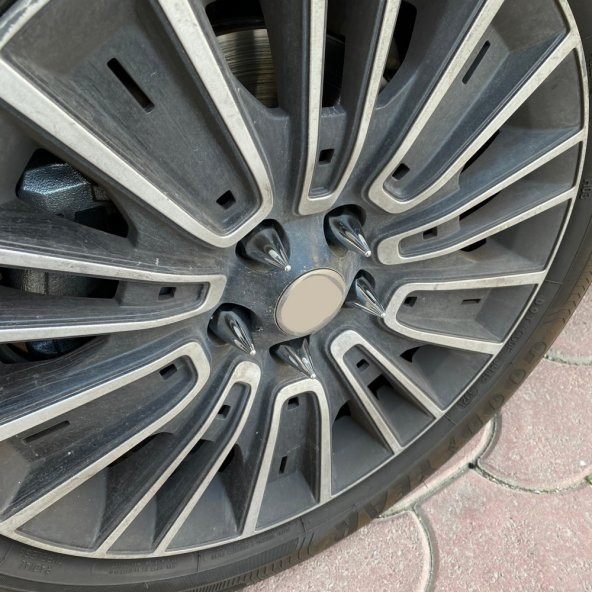 Sivri Mermi Bijon Kapağı Sökme Aparatlı 20 li Set 17 mm-19 mm KROM - 2