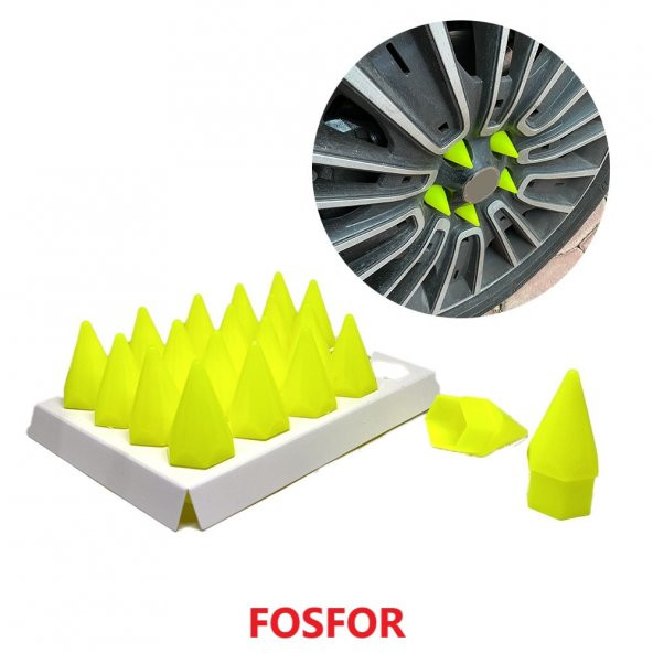 Sivri Mermi Bijon Kapağı Sökme Aparatlı 20 li Set 17 mm-19 mm - 5