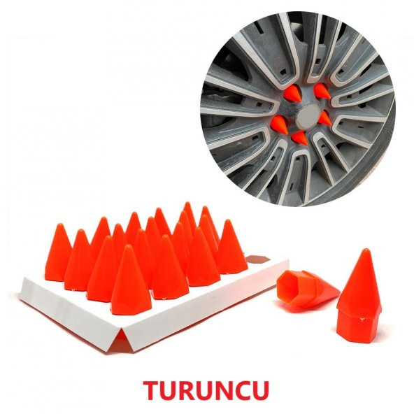 Sivri Mermi Bijon Kapağı Sökme Aparatlı 20 li Set 17 mm-19 mm - 10