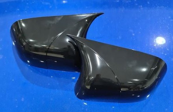 Dacia Duster 2009-2012 Makyajsız Batman Yarasa Ayna Kapağı Piano Black ABS Plastik - Resim 2