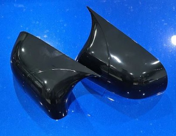 Dacia Duster 2009-2012 Makyajsız Batman Yarasa Ayna Kapağı Piano Black ABS Plastik - Resim 3