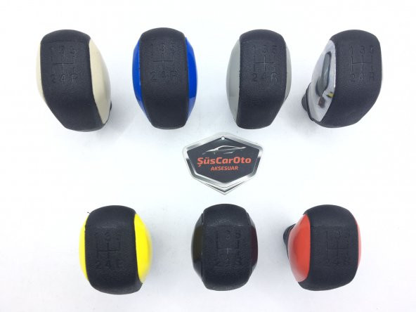 Her Araca Uyumlu Üniversal Spor Görünümlü Vites Topuzu Aparatlı BEJ - 11