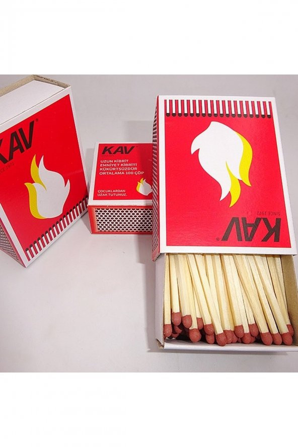 Kav Kibrit Ort 40 Çöp X6 6lı Paket Ateş Yakıcı Gereç Ilk Yardım