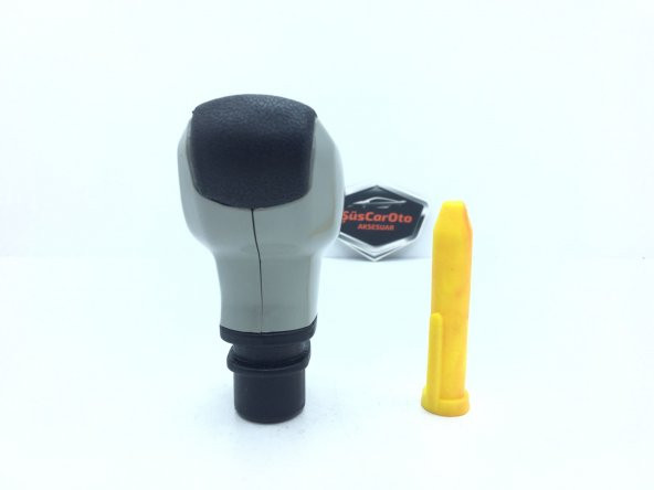 Her Araca Uyumlu Üniversal Spor Görünümlü Vites Topuzu Aparatlı GRİ - 2