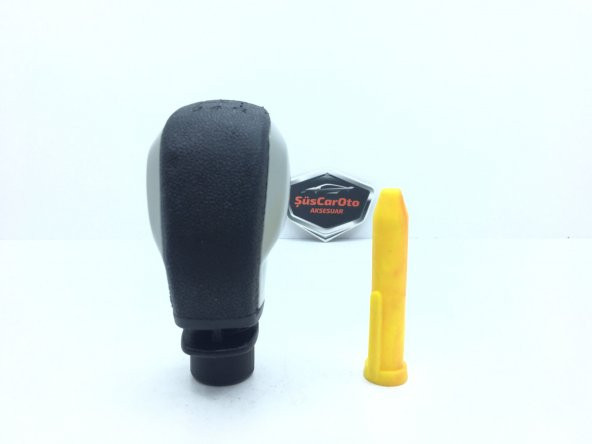 Her Araca Uyumlu Üniversal Spor Görünümlü Vites Topuzu Aparatlı GRİ - 3