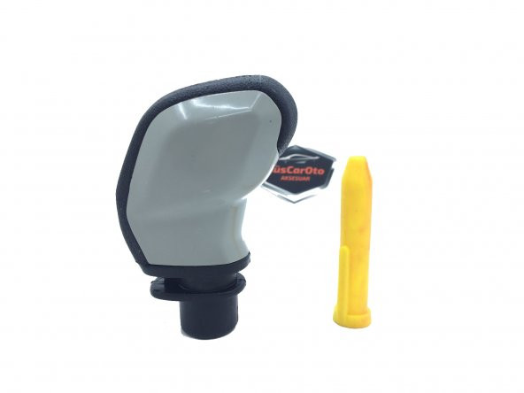 Her Araca Uyumlu Üniversal Spor Görünümlü Vites Topuzu Aparatlı GRİ - 5