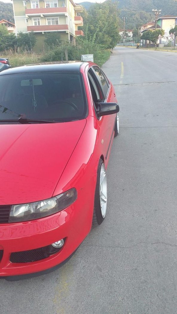 Seat Toledo MK2 1998-2005 Batman Yarasa Ayna Kapağı Piano Black ABS Plastik - Resim 9