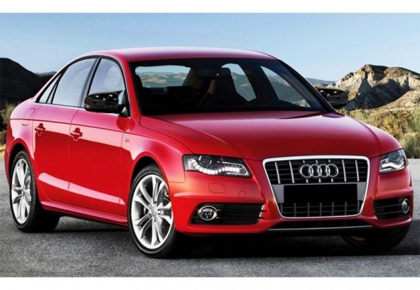 Audi A4 B8 2009-2014 Batman Yarasa Ayna Kapağı Piano Black ABS Plastik - 2