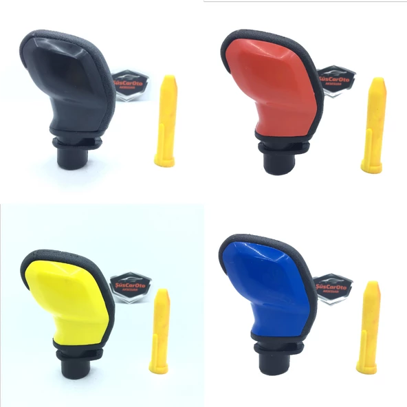 Her Araca Uyumlu Üniversal Spor Görünümlü Vites Topuzu Aparatlı - 9