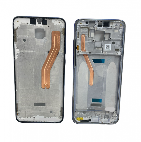 Kdr Xiaomi Redmi Note 8 Pro Orta Kasa Ekran Çıtası Mavi Çift Hat