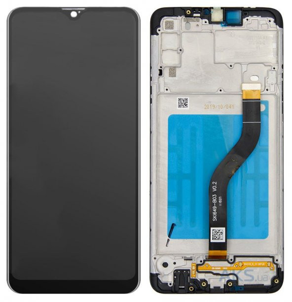 Kdr Samsun Galaxy A20s SM-A207 Lcd Ekran Dokunmatik Revize Siyah Çıtalı
