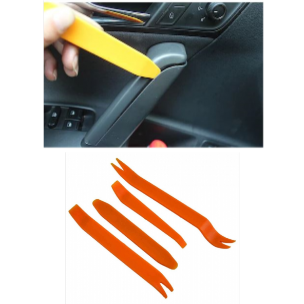 Carub Oto İç Panel - Teyp Sökme Aparat Seti Torpido Ve Kapı Sökme Aparatı - 7