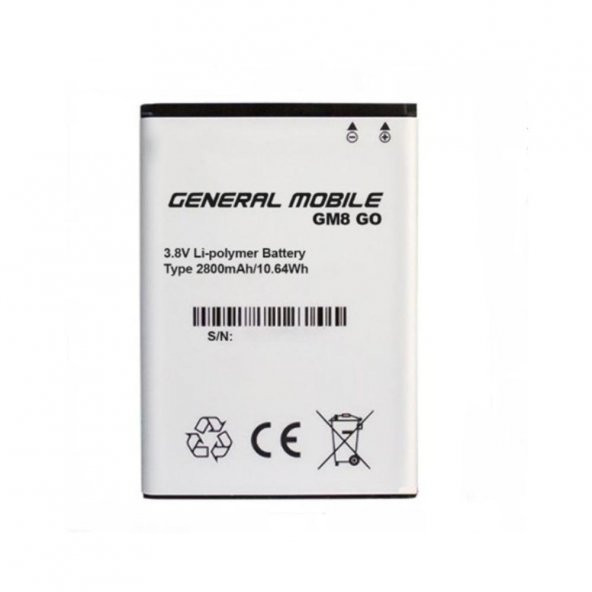 Kdr General Mobile GM 8 GO Batarya Pil