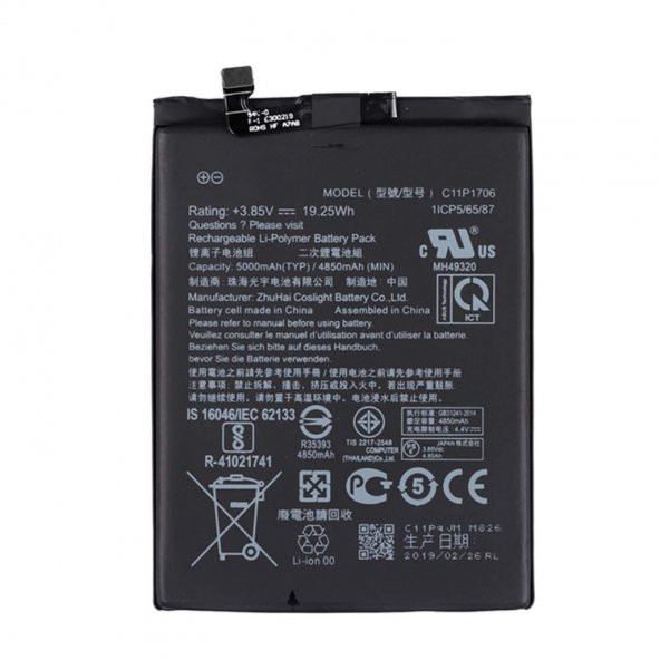 Kdr Asus Zenfone Max Pro M2 ZB631KL Batarya Pil