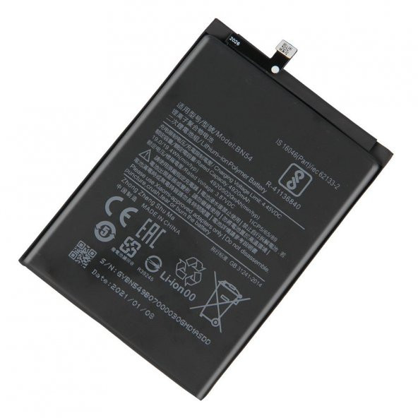 Kdr Xiaomi Redmi Note 9S BN55 Batarya Pil