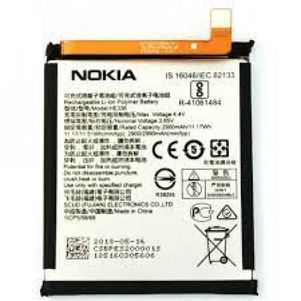 Kdr Nokia 5.1 Plus TA-1108 HE342 Pil Batarya