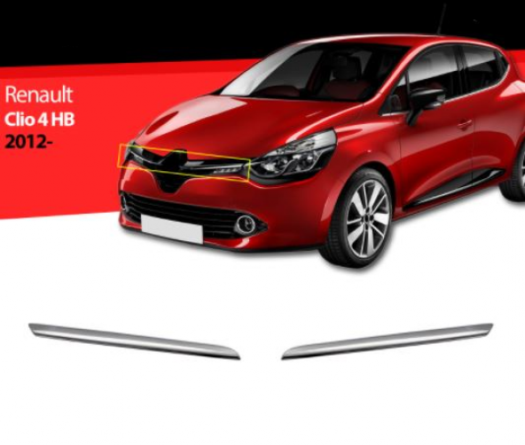 Renault Clio 4 Hb Krom Ön Panjur 2 Parça 2012 ve Üzeri ürün görseli