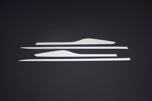 Renault Clio 4 Hb Krom Yan Kapı Çıtası 4 Parça 2012 ve Üzeri - 3