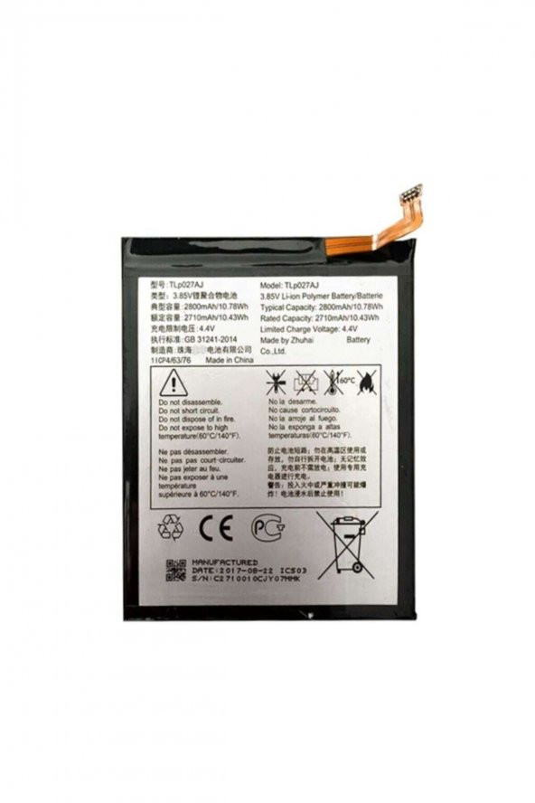 Kdr Alcatel Idol 5 6058D TLp027A1 TLp027AC Batarya Pil