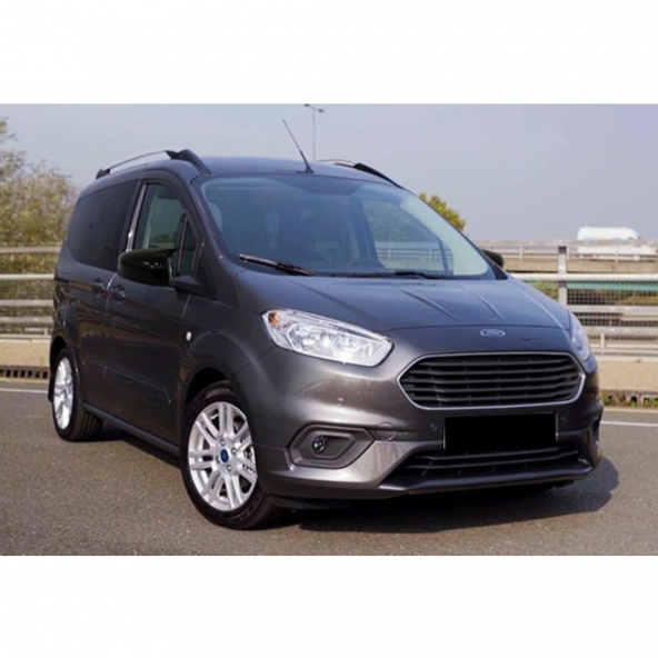 Ford Courier 2014-2017 Batman Yarasa Ayna Kapağı Piano Black ABS Plastik ürün görseli 1