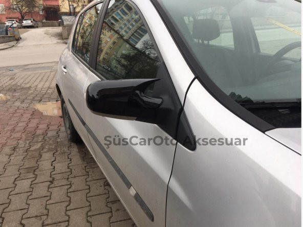 Renault Clio 3 2005-2009 Batman Yarasa Ayna Kapağı Piano Black ABS Plastik - 5