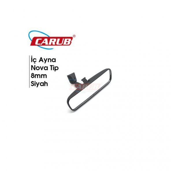 Carub İç İlave Ayna 8 mm Nova Tip 21 cm Siyah (Chevrolet Model) - Resim 2