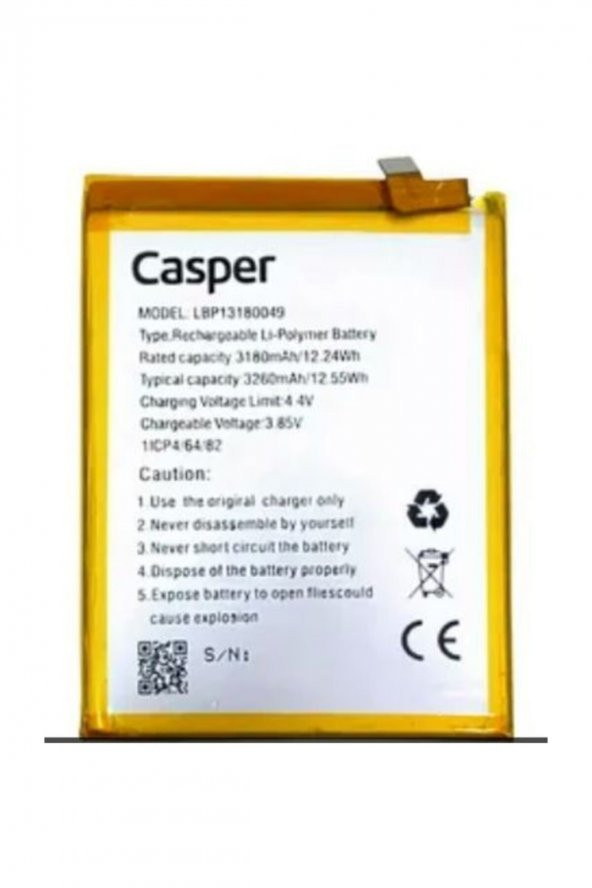 Kdr Casper Via E3 Batarya Pil