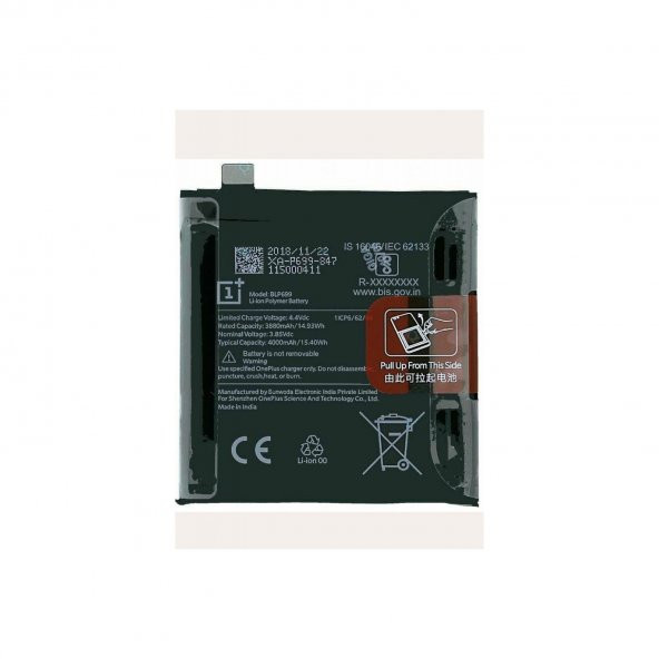 Kdr OnePlus 7 Pro GM1910 BLP699 Batarya Pil
