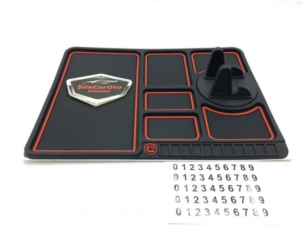 Vakumlu Numaratörlü ve Telefon Tutucu Mucize Kaydırmaz Ped Yeni Nesil