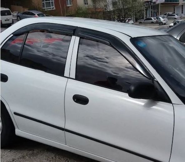 Hyundai Accent Yumurta Kasa 95-00 Mugen Cam Rüzgarlığı Seti 4lü - 2