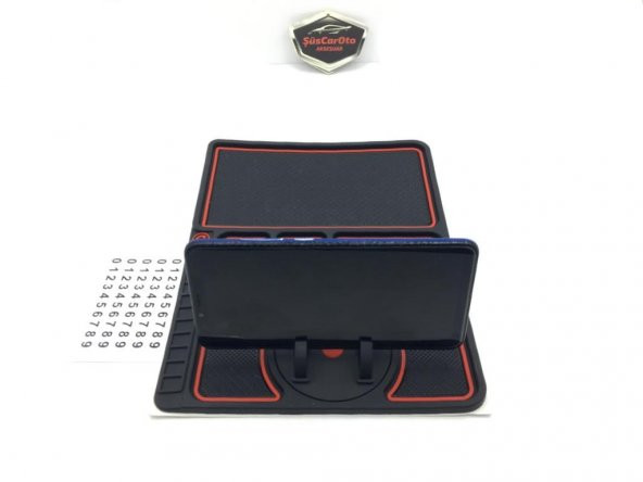 Vakumlu Numaratörlü ve Telefon Tutucu Mucize Kaydırmaz Ped Yeni Nesil - 3