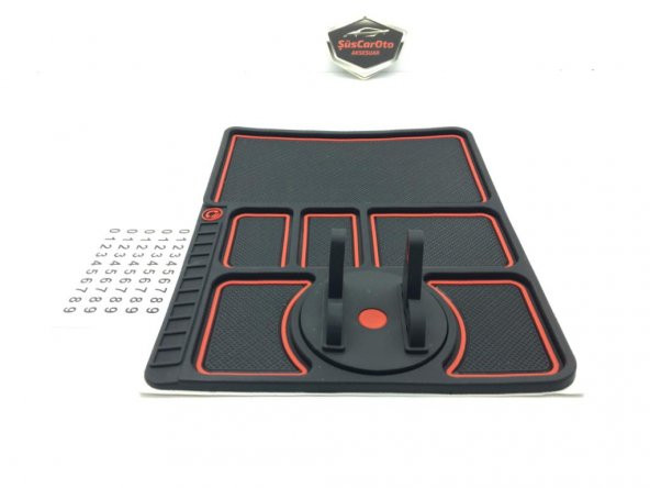 Vakumlu Numaratörlü ve Telefon Tutucu Mucize Kaydırmaz Ped Yeni Nesil - 4