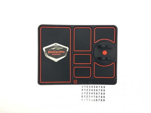 Vakumlu Numaratörlü ve Telefon Tutucu Mucize Kaydırmaz Ped Yeni Nesil - 5