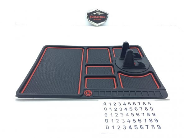 Vakumlu Numaratörlü ve Telefon Tutucu Mucize Kaydırmaz Ped Yeni Nesil - 6