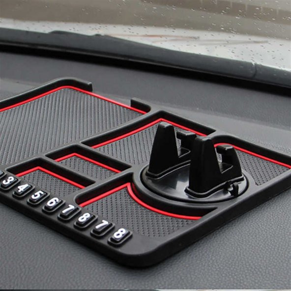 Vakumlu Numaratörlü ve Telefon Tutucu Mucize Kaydırmaz Ped Yeni Nesil - 7