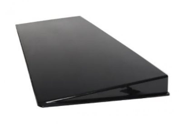 Parlak Siyah Yalancı Çakma Sahte Sunroof Tavan Rüzgarlığı Arkası Kapalı - 3