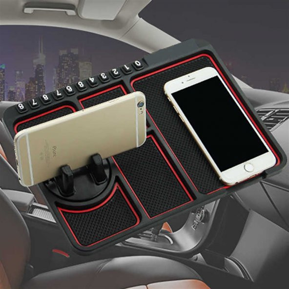 Vakumlu Numaratörlü ve Telefon Tutucu Mucize Kaydırmaz Ped Yeni Nesil - 10