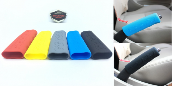 CARUB Silikon El Freni Kılıfı El Freni Koruyucusu Silikon Gri - 8