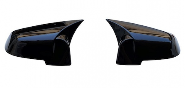 BMW F10 LCI 2013-2016 Makyajlı Kasa Batman Yarasa Ayna Kapağı Piano Black ABS Plastik - Resim 3
