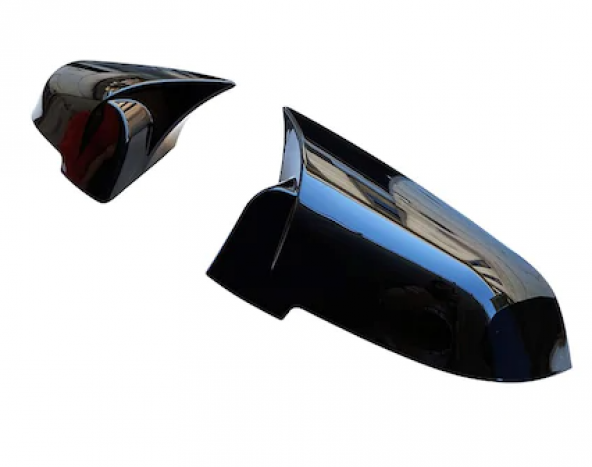 BMW F10 LCI 2013-2016 Makyajlı Kasa Batman Yarasa Ayna Kapağı Piano Black ABS Plastik - Resim 4
