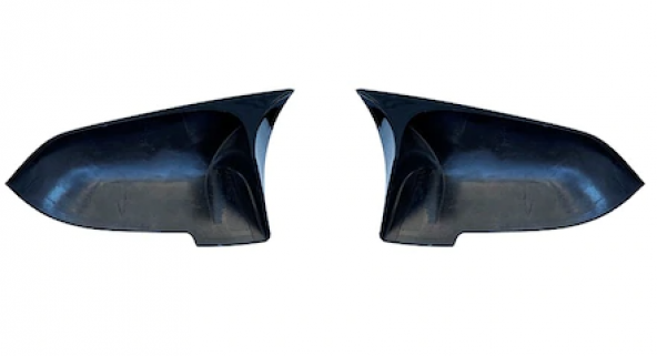 BMW F10 2010-2013 Batman Yarasa Ayna Kapağı Piano Black ABS Plastik - Resim 3