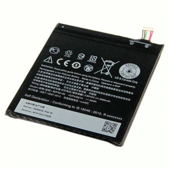 Kdr Htc Desire 10 Pro B2PS5100 Batarya Pil