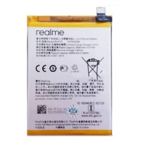 Kdr Oppo Realme C2 BLP721 Batarya Pil