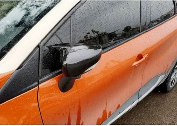 Renault Captur 2013-2017 Batman Yarasa Ayna Kapağı Piano Black ABS Plastik - Resim 5