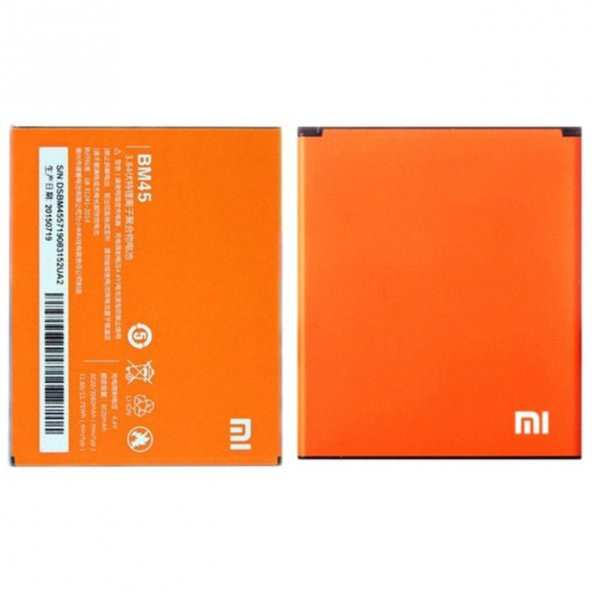 Xiaomi Redmi Note 2 Bm45 Batarya Pil