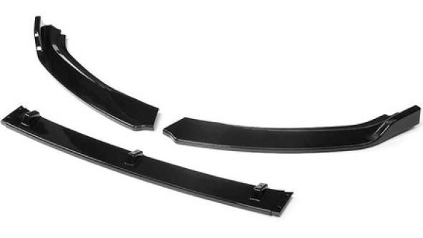 Vw Golf 7 7.5 Esnek 3 Parça ABS Lip Piano Black Flaplı Kanatlı - Resim 6