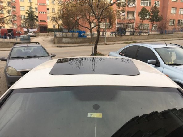 PERFLEX Piano Black Yalancı Çakma Sahte Sunroof Tavan Rüzgarlığı - 3