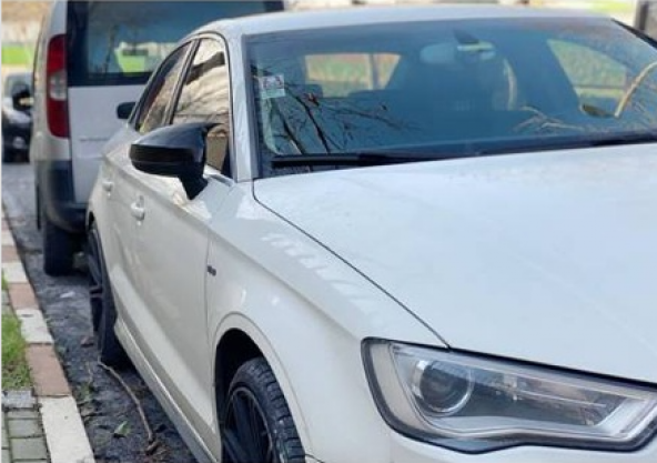 Audi A3 8V 2012-2019 Batman Yarasa Ayna Kapağı Piano Black ABS Plastik - 6