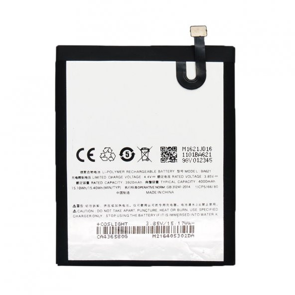 Meizu M5 Note ( BA621 ) Batarya Pil