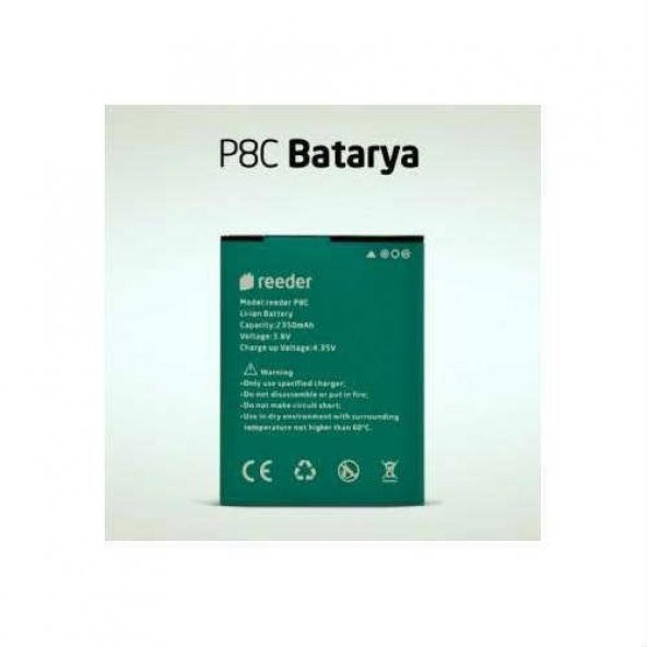 READER P8C BATARYA PİL